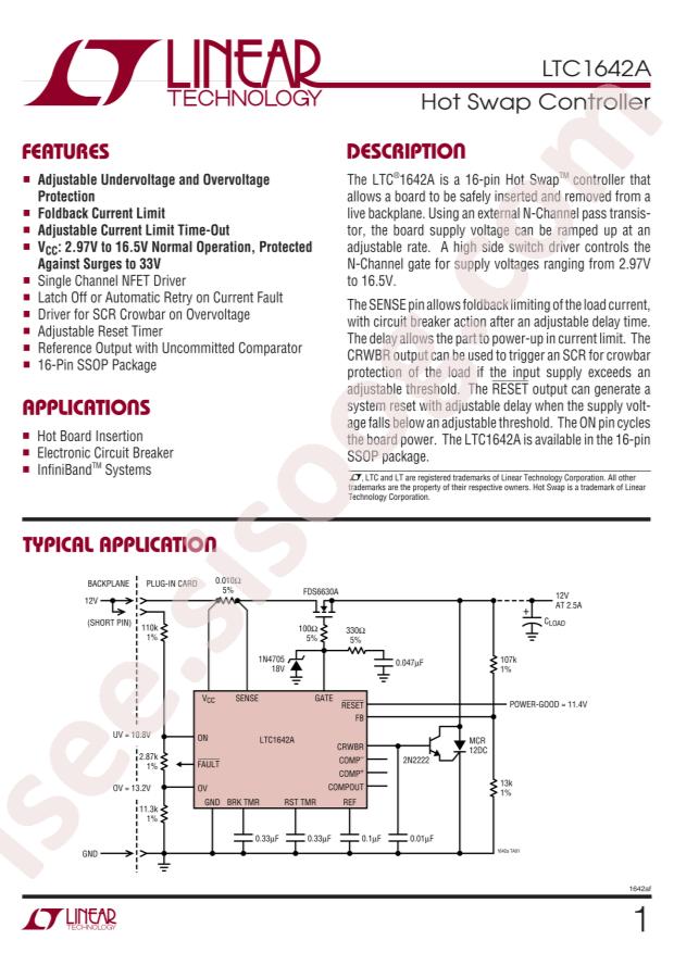 LTC1642ACGN#PBF
