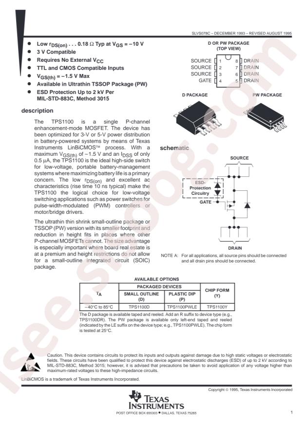 TPS1100D