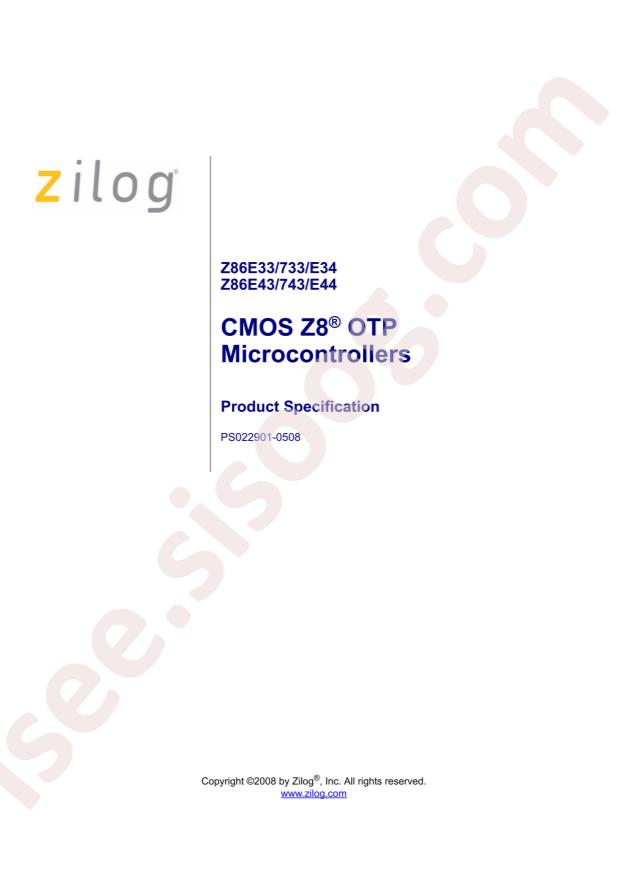 Z86E3312VSG