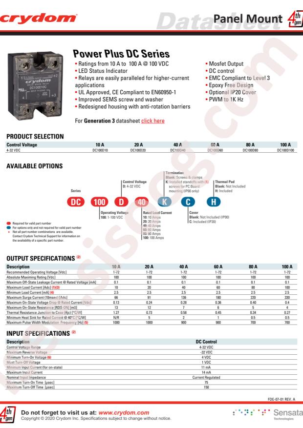 DC100D40C