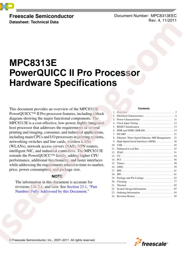 MPC8313CVRAGDC