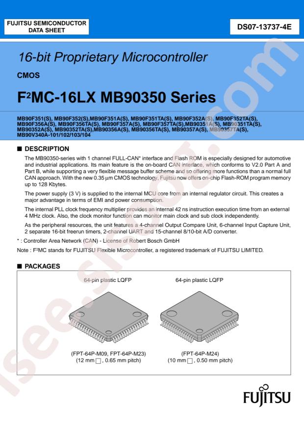 MB90F352SPFM-GS-102E1