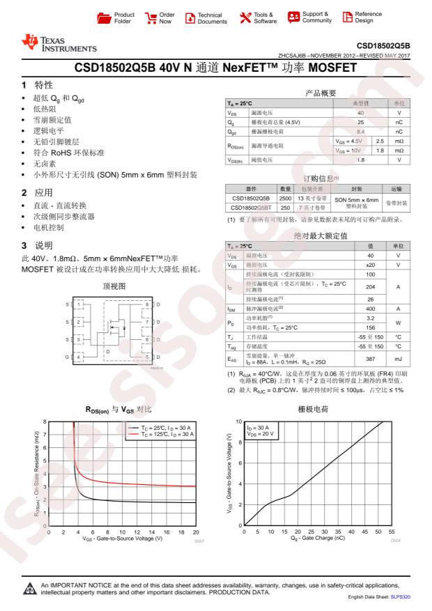 CSD18502Q5BT