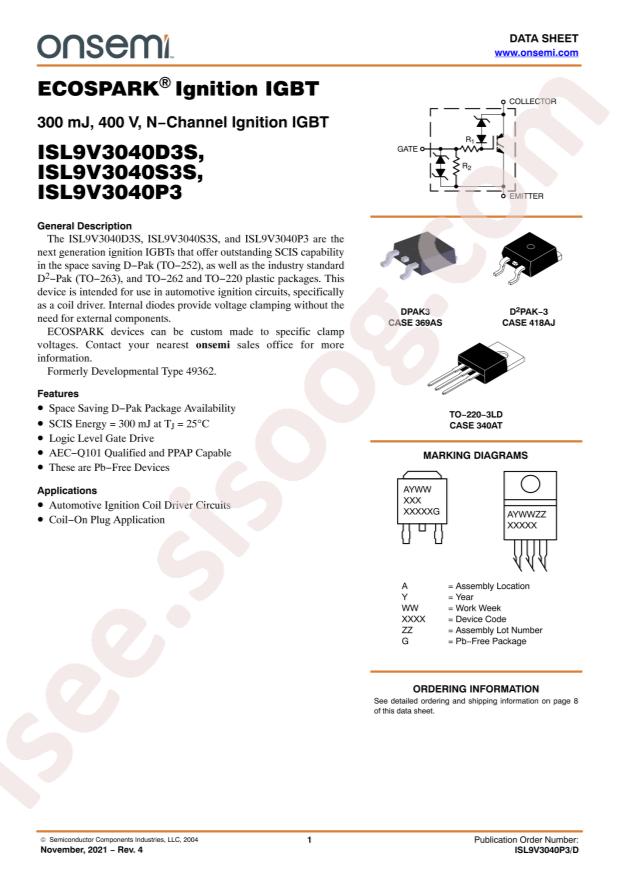 ISL9V3040D3ST