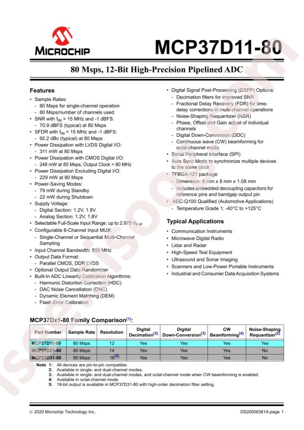 MCP37D11-80E/TE