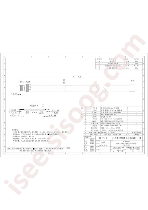 3E0702BK-001-1880mhz-1930mhz