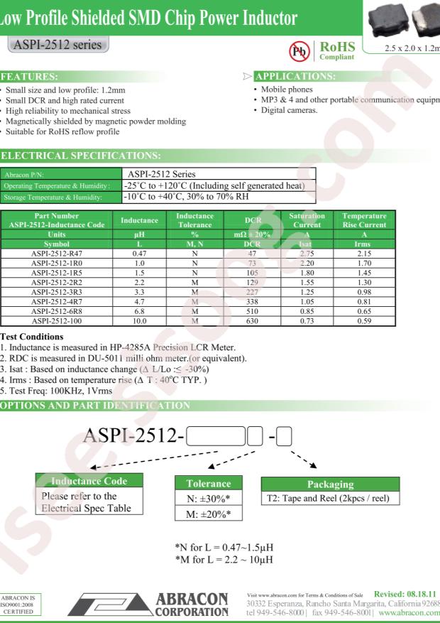 ASPI-2512-1R5N-T2