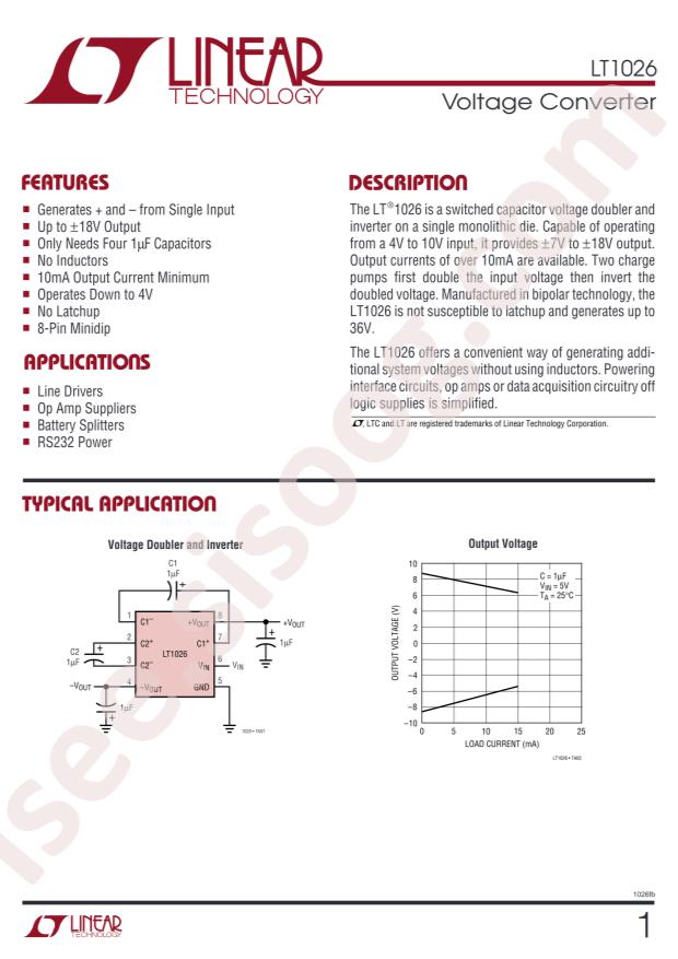 LT1026CN8#PBF