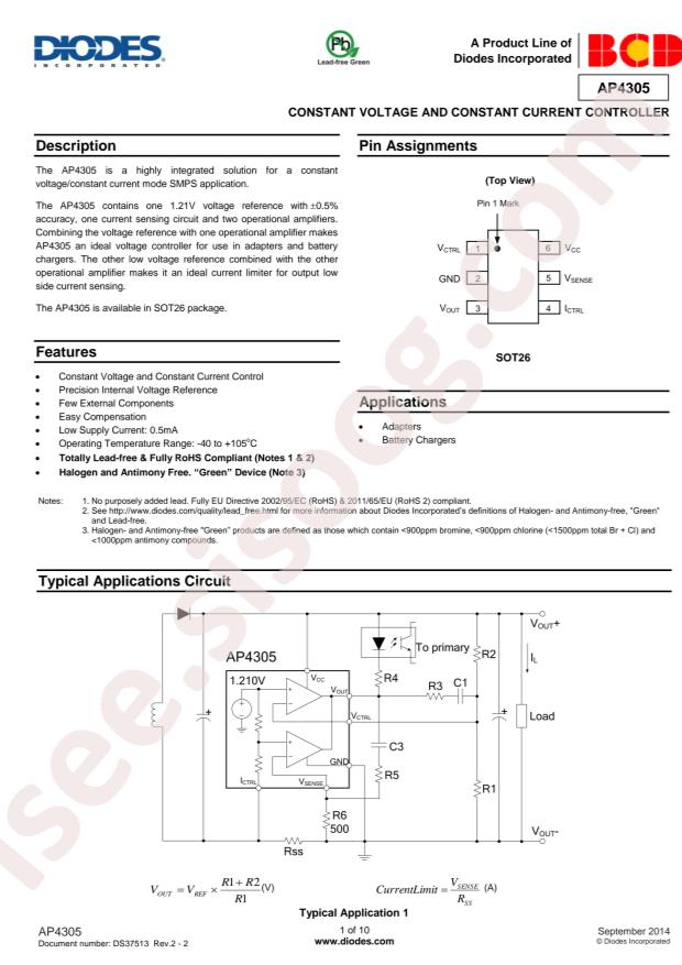 DIODES AP4305UKTR-G1