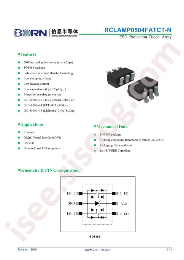 RCLAMP0504FATCT-N