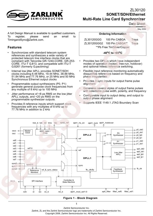 ZL30120GGG2