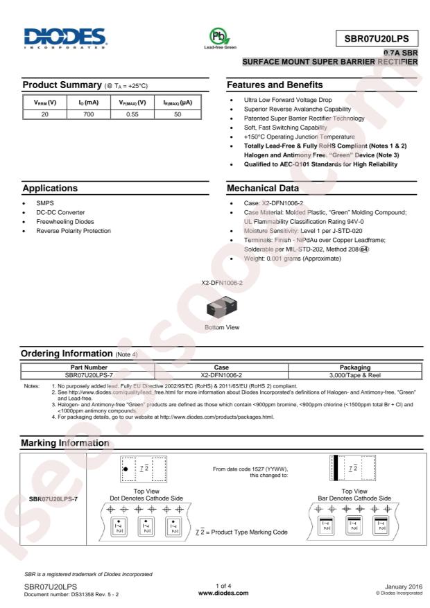 SBR07U20LPS-7