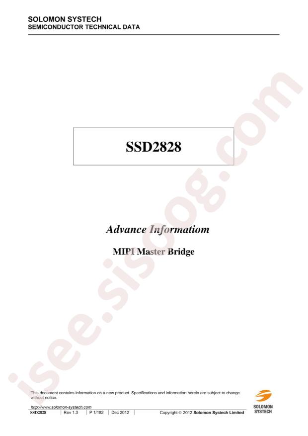 SSD2828QL9
