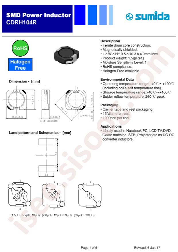 CDRH104RNP-330NC