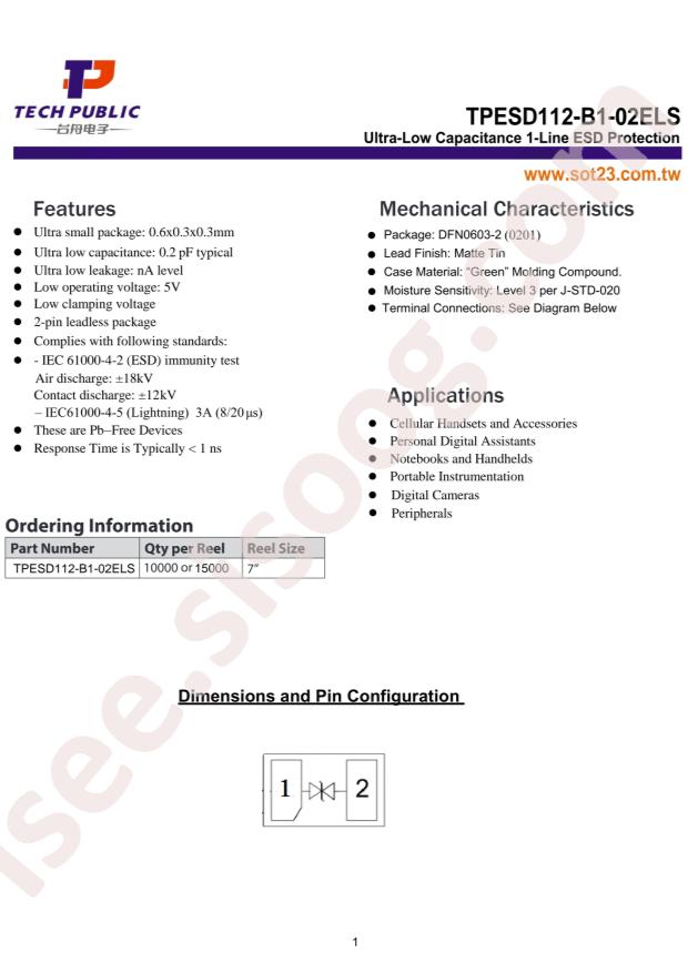 TPESD112-B1-02ELS