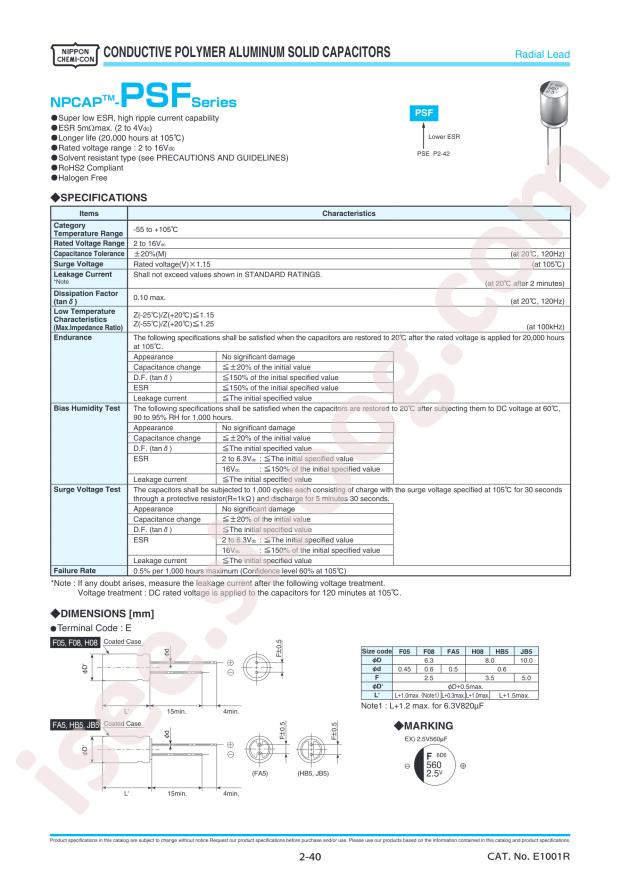 APSF160ELL271MH08S