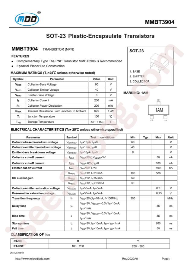 MMBT3904-1AM