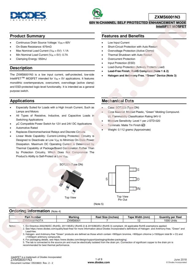 ZXMS6001N3TA