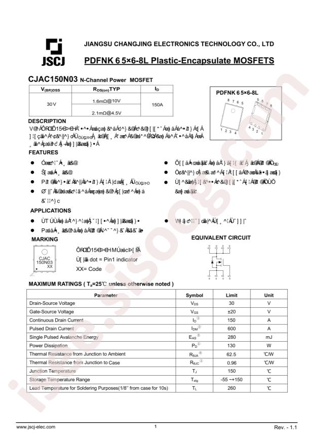 CJAC150N03