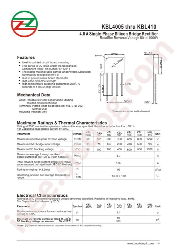 KBL410(84MIL)