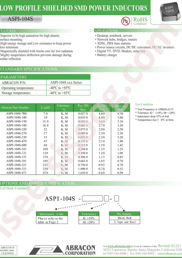 ASPI-104S-150M-T