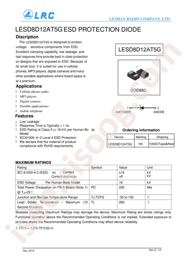 LESD8D12AT5G