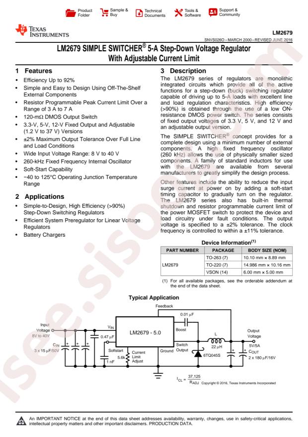 LM2679S-3.3/NOPB
