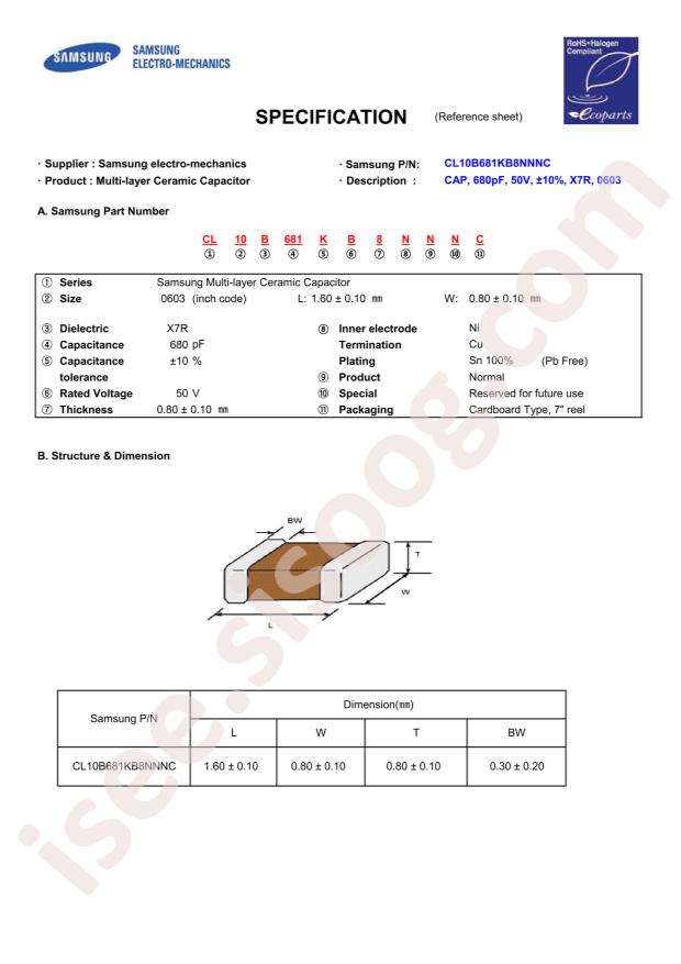 CL10B681KB8NNNC