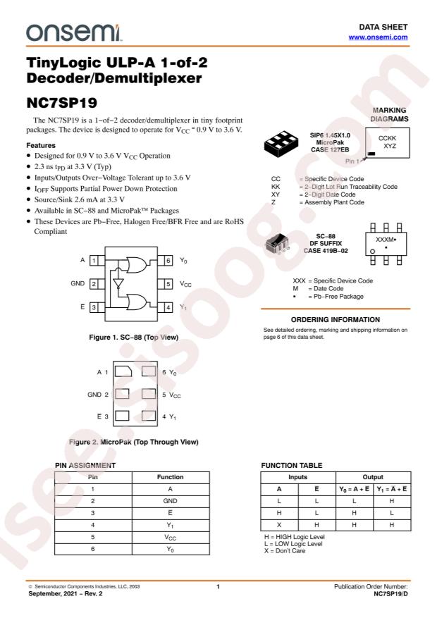 NC7SP19L6X