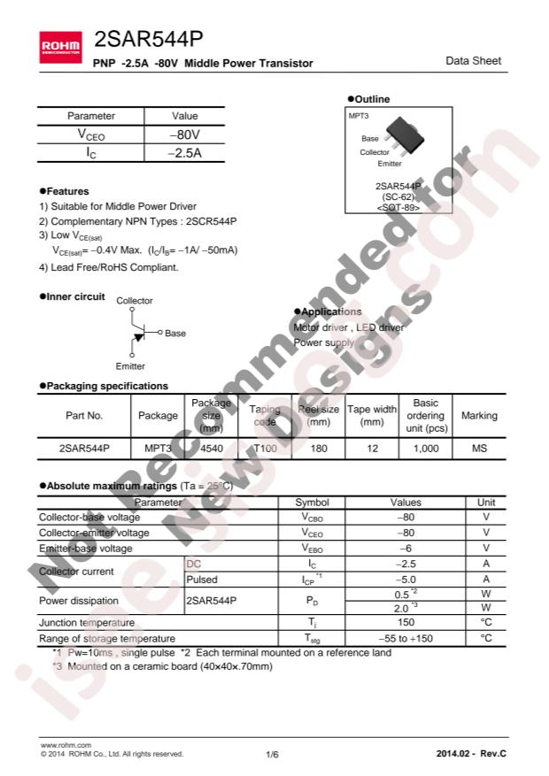 2SAR544PT100