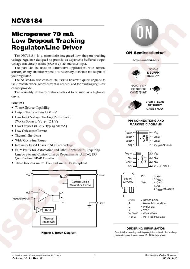 NCV8184DR2G