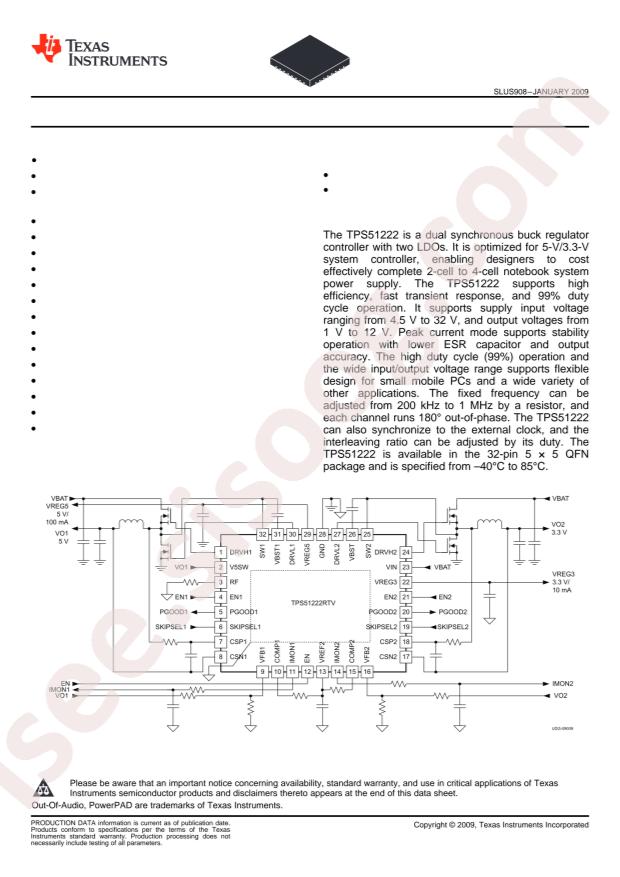 TPS51222RTVT