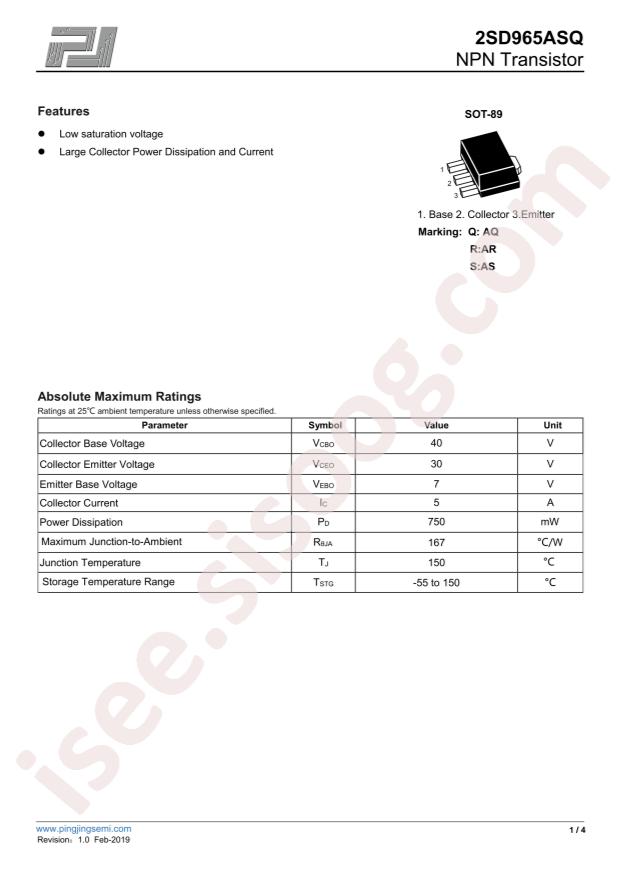 2SD965ASQ-R