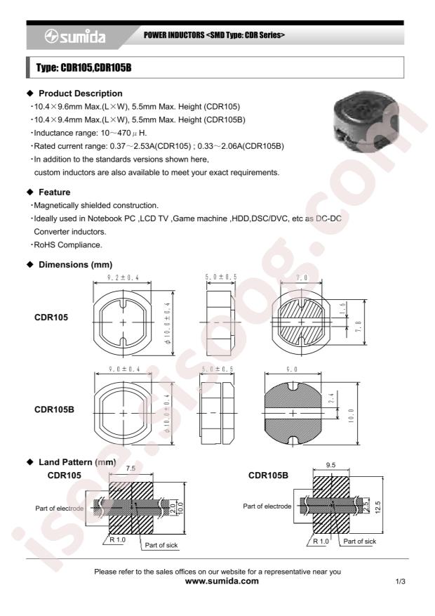 CDR105NP-121MC