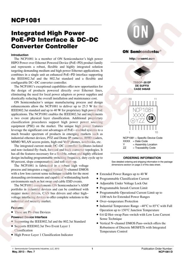 NCP1081DEG