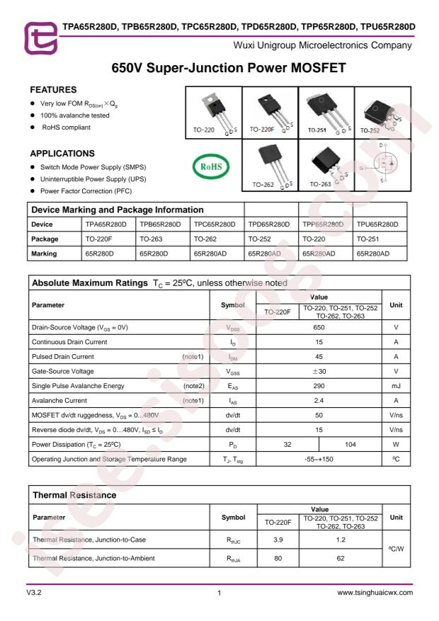 TPD65R280D