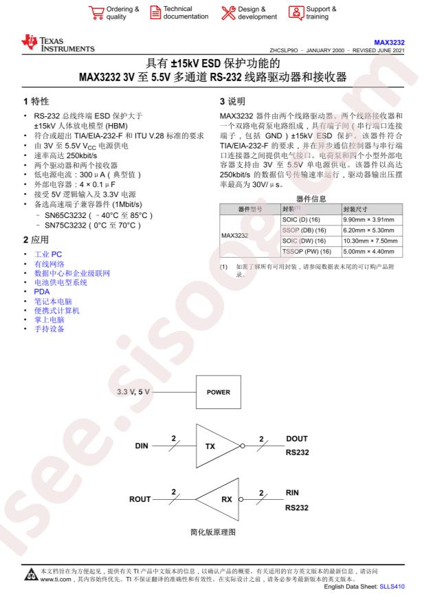 MAX3232CDW
