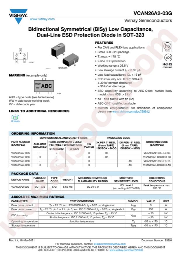 VCAN26A2-03GHE3-18