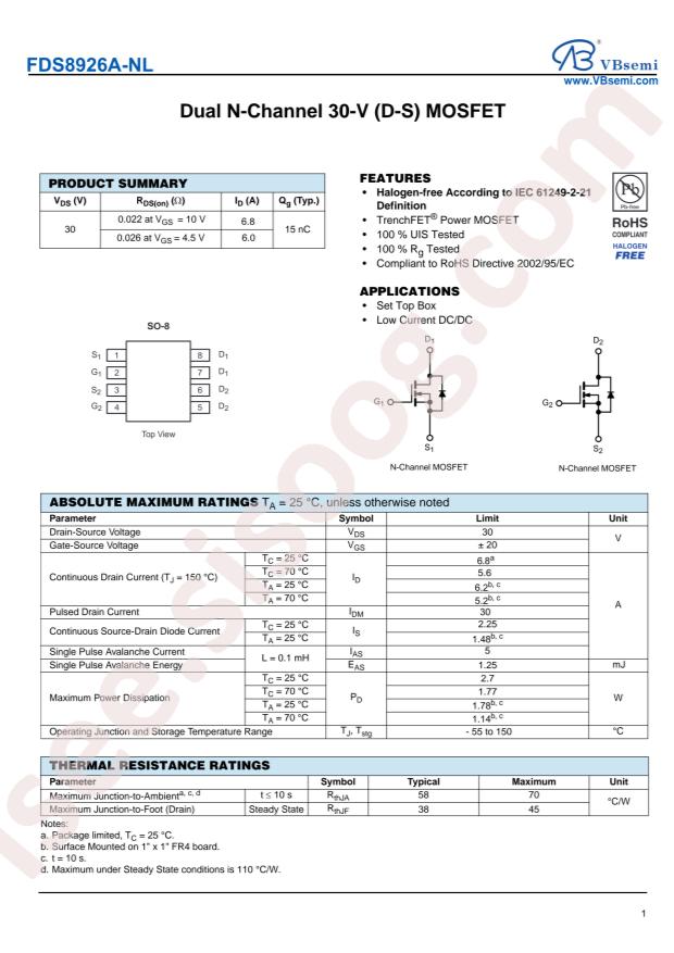 FDS8926A-NL-VB