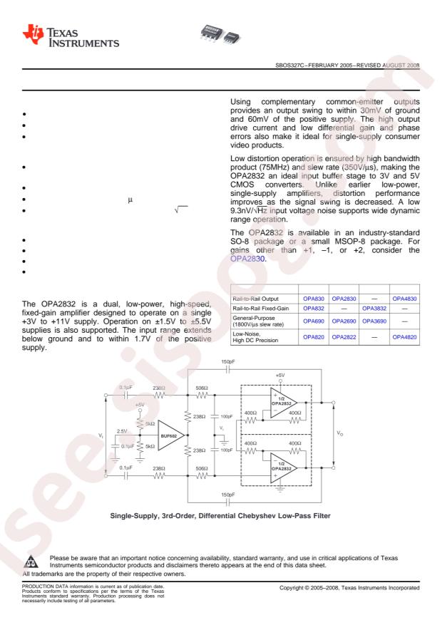 OPA2832ID