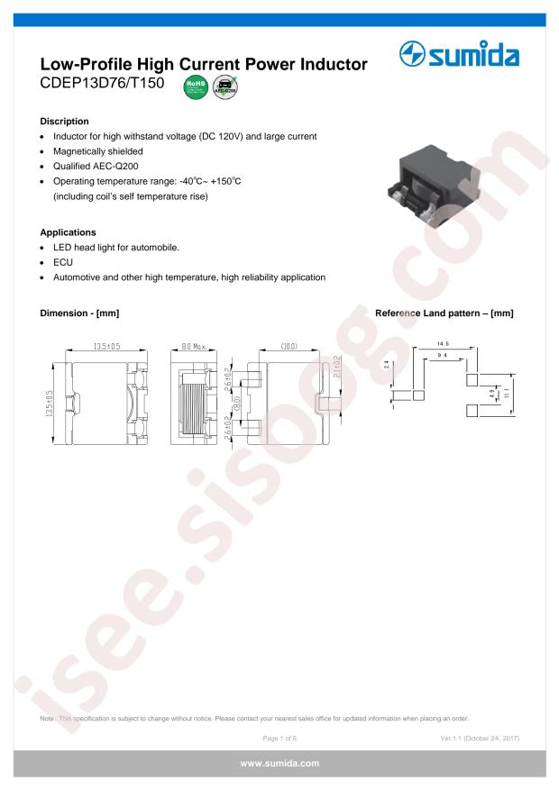 CDEP13D76T150NP-120MC-90