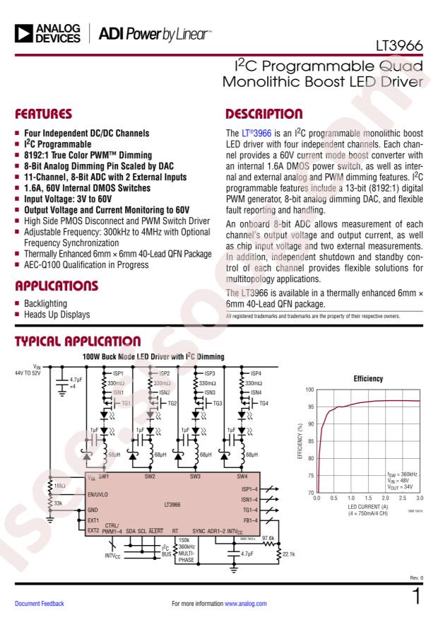 LT3966EUJ#PBF