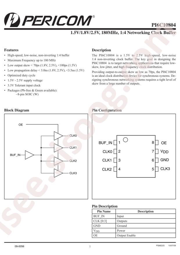 PI6C10804WE