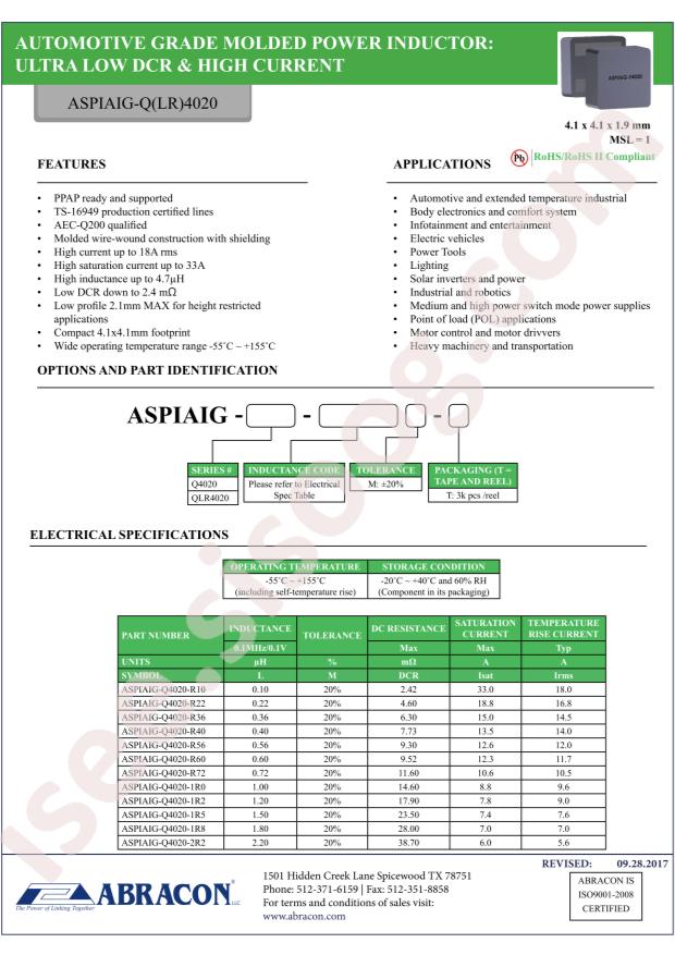 ASPIAIG-QLR4020-3R3M-T