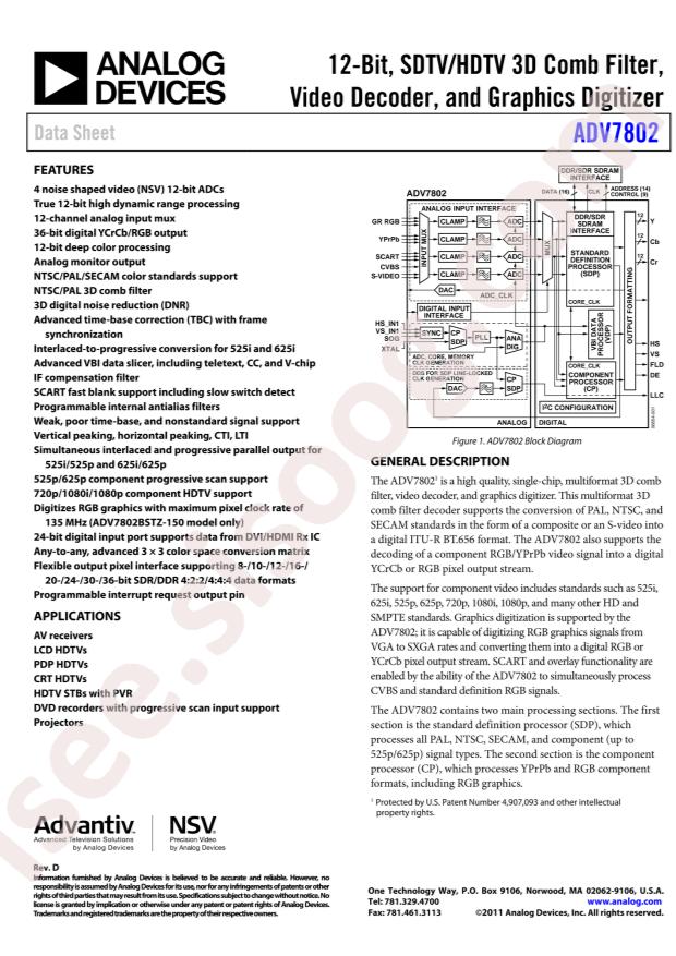 ADV7802BSTZ-80