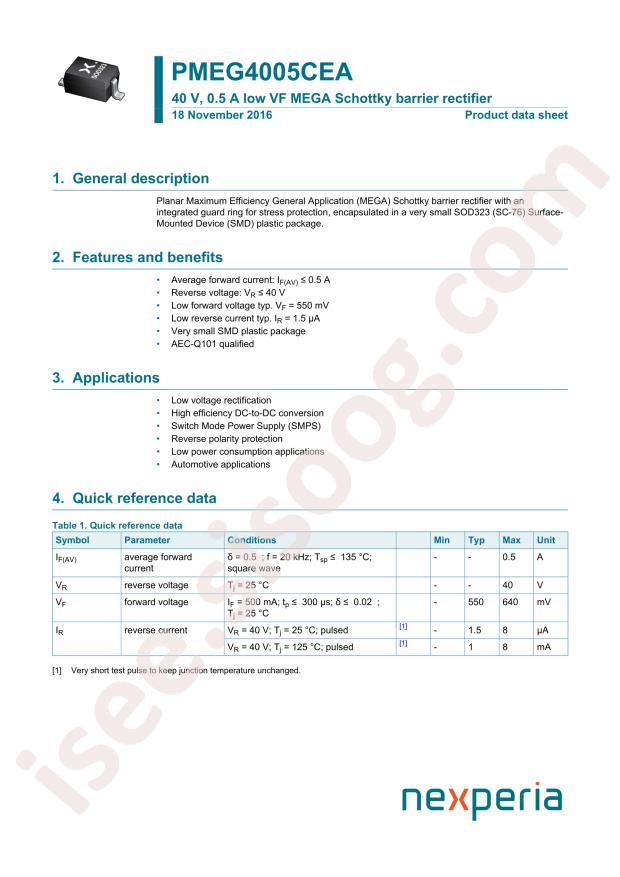 PMEG4005CEAX