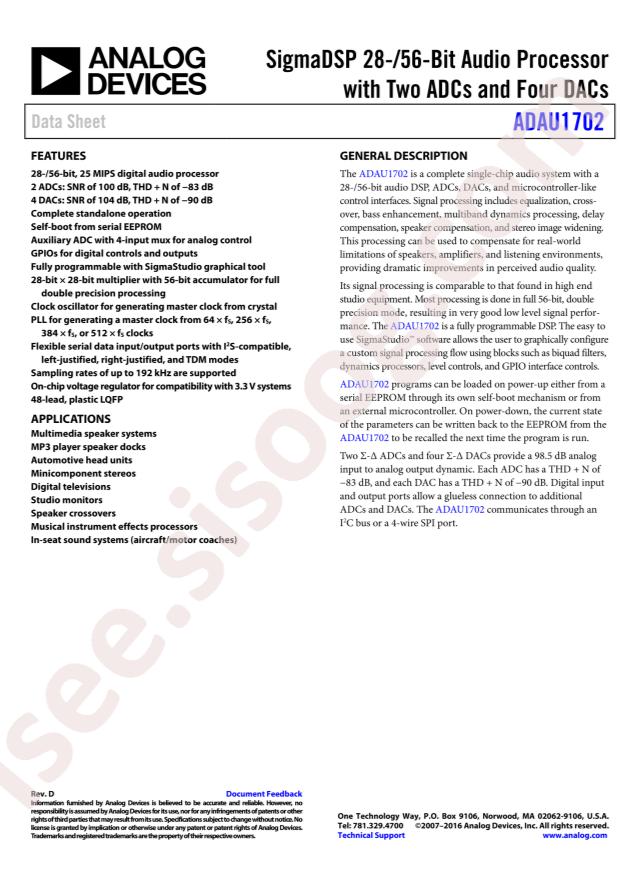 ADAU1702JSTZ