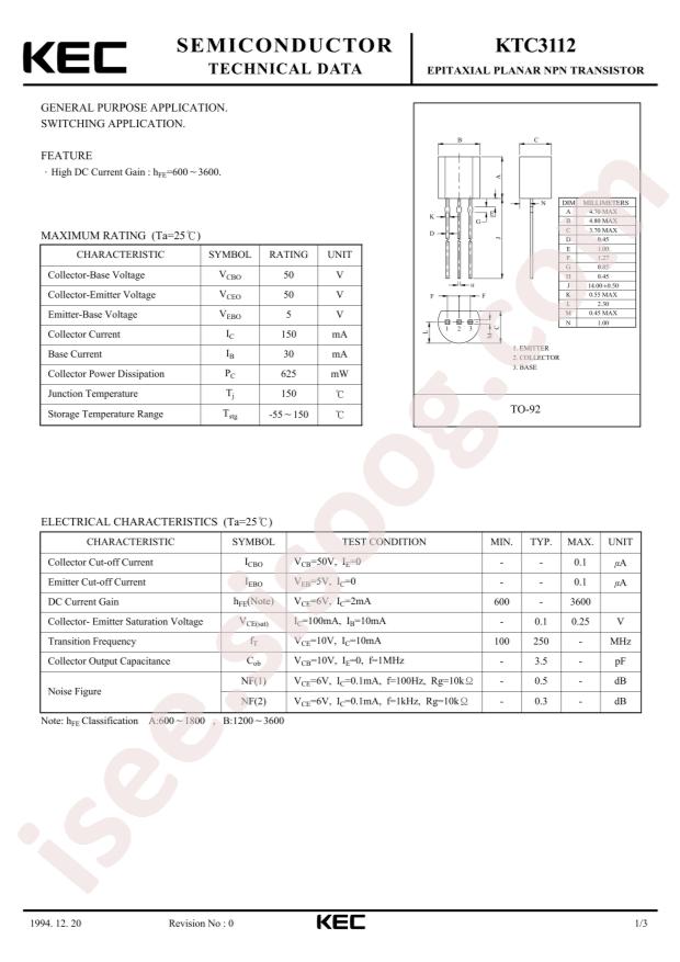 KTC3112-B-AT/P