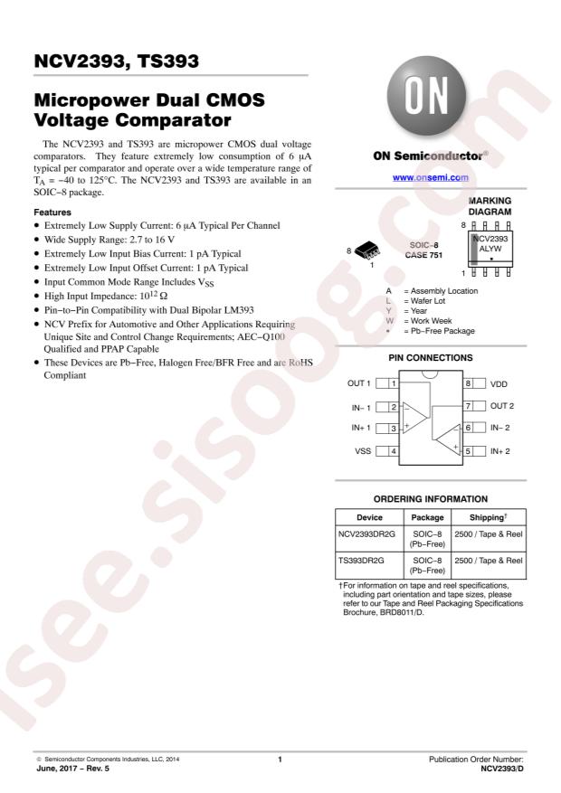 NCV2393DR2G