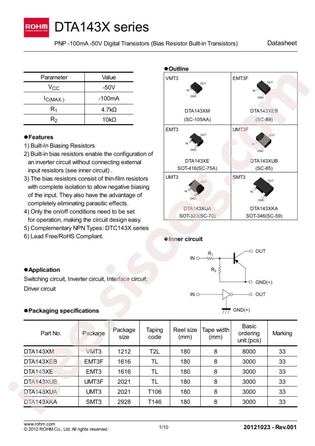 DTA143XUAT106